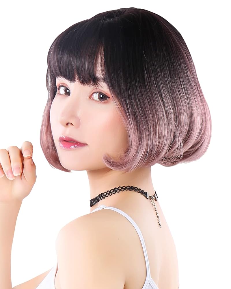 Amazon.co.jp: TefuRe ウィッグ ショート ボブ ウイッグ かつら